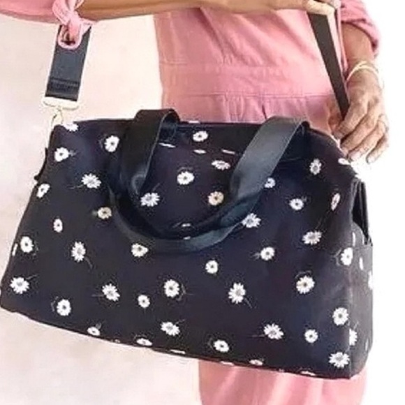 Alice + Olivia Black Floral Tote Bag - Picture 3 of 7